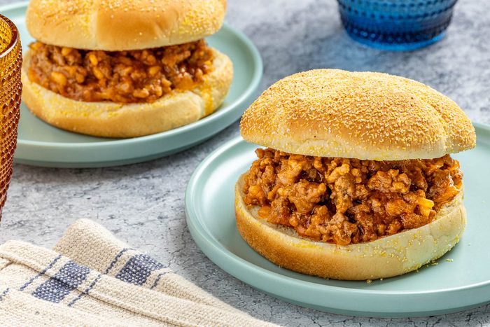 Sloppy Joes with Chicken Gumbo Soup