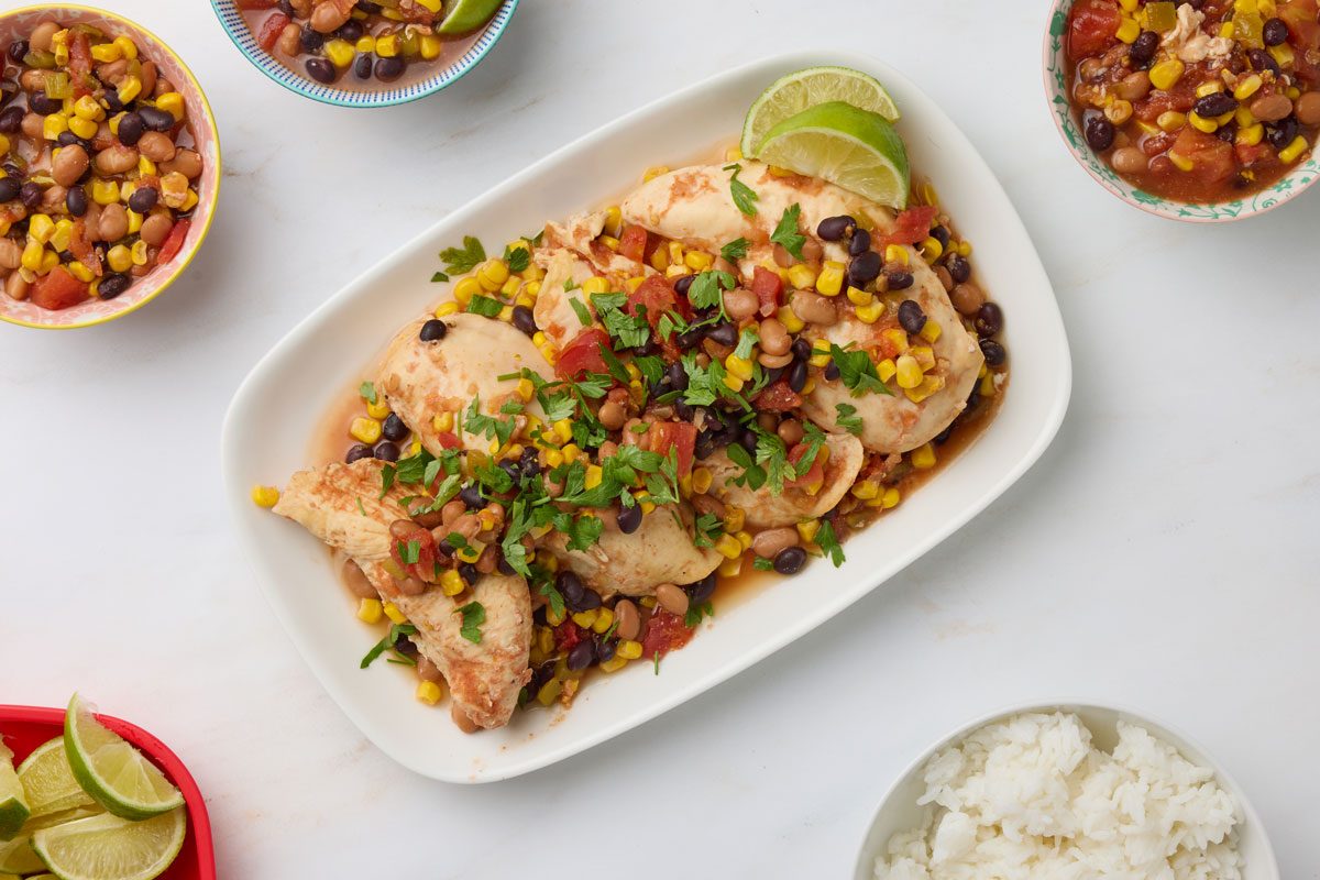Slow Cooker Salsa Chicken