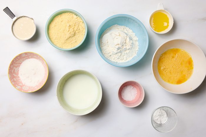 Sourdough Cornbread ingredients