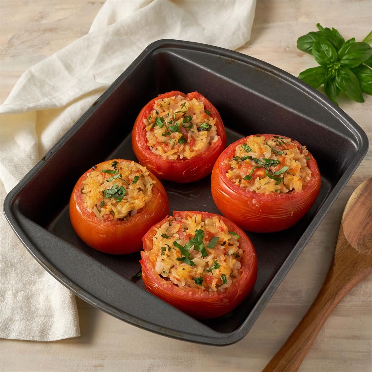 Stuffed Tomatoes with Rice