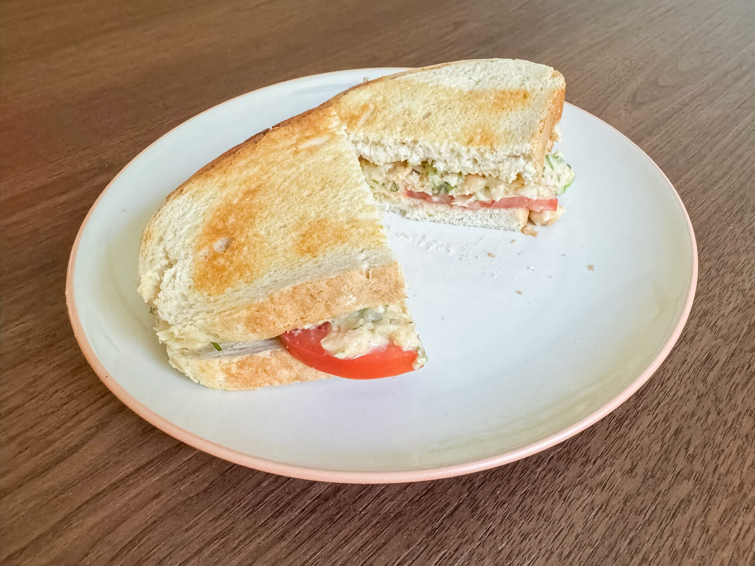 Chickpea Salad Sandwich Greenchef Plated