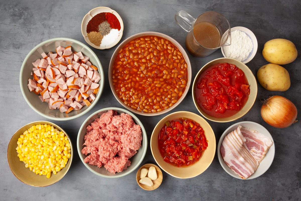 Ingredient shot of Taste of Home Cowboy Stew