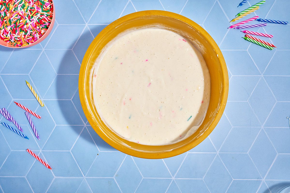 Waffle Cake batter