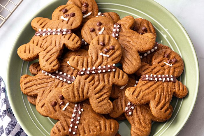 Decorated Wookie Cookies On A Plate For Taste Of Home