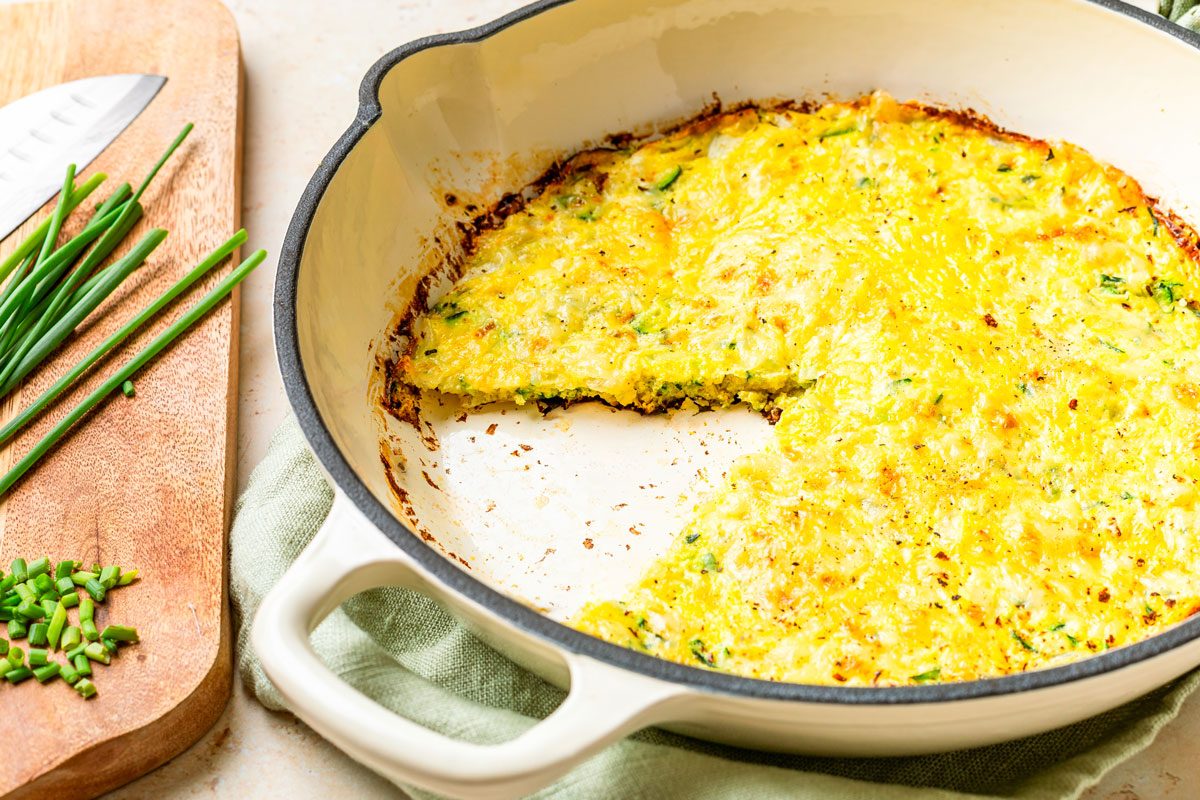 Frittata Served In Skillet