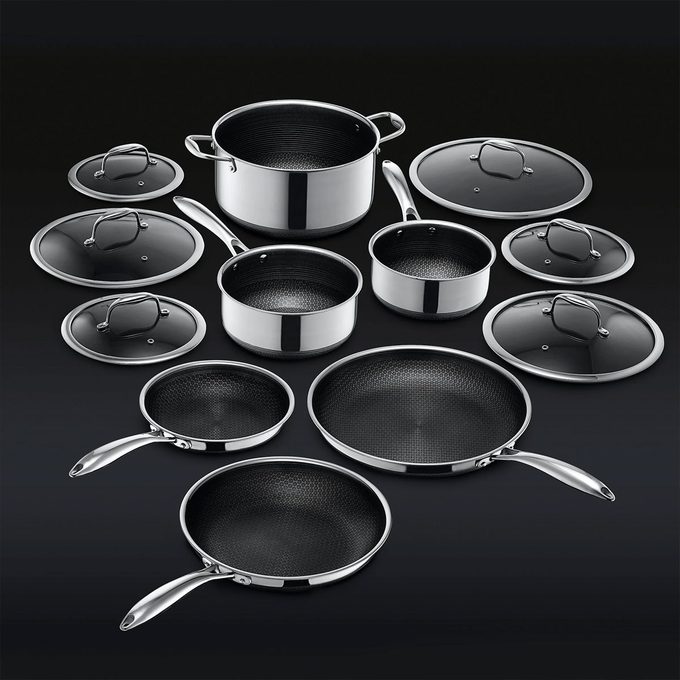12 Piece Hexclad Pots And Pans Set