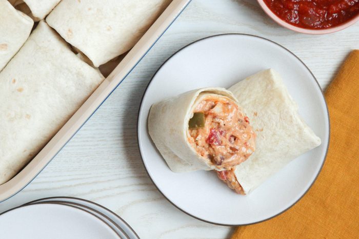 Baked Chicken Burritos