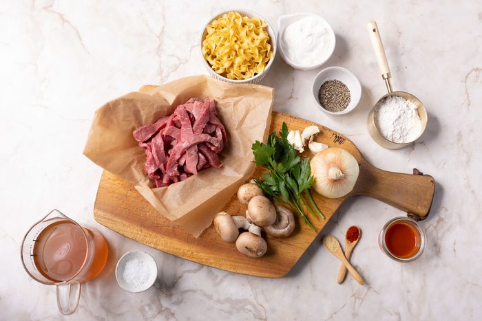 Ingredient shot of Taste of Home Beef Stroganoff