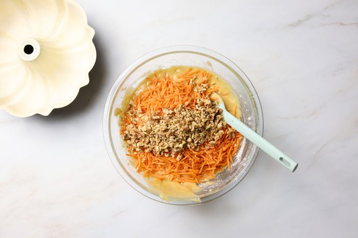 make the cake batter