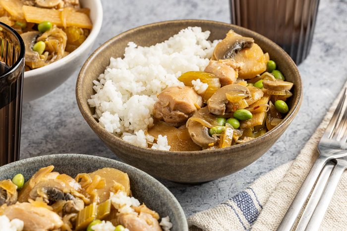 Taste of Home Chicken Chop Suey photo of the finished recipe served into bowls.
