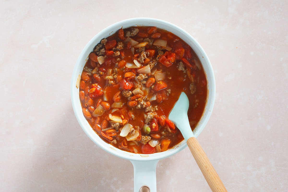 Chili Ingredients In Pot