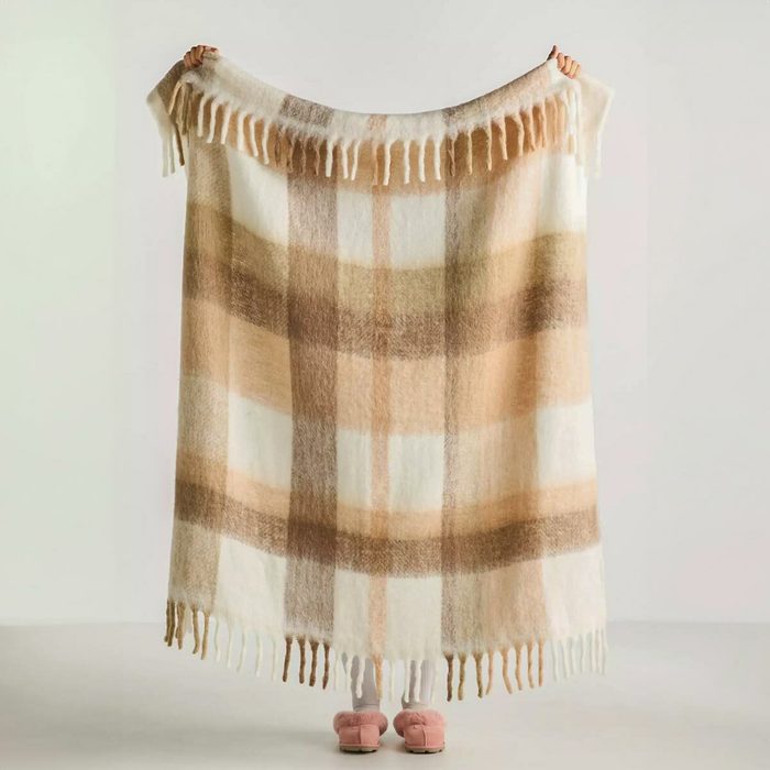 Cozy Cocoon Fringed Throw Blanket