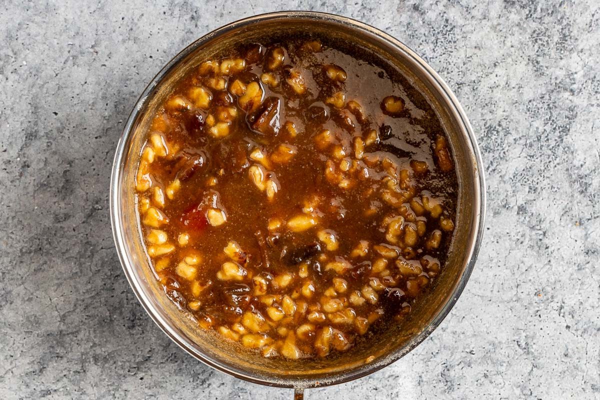 Taste Of Home Date Bars Photo Of The Filling.