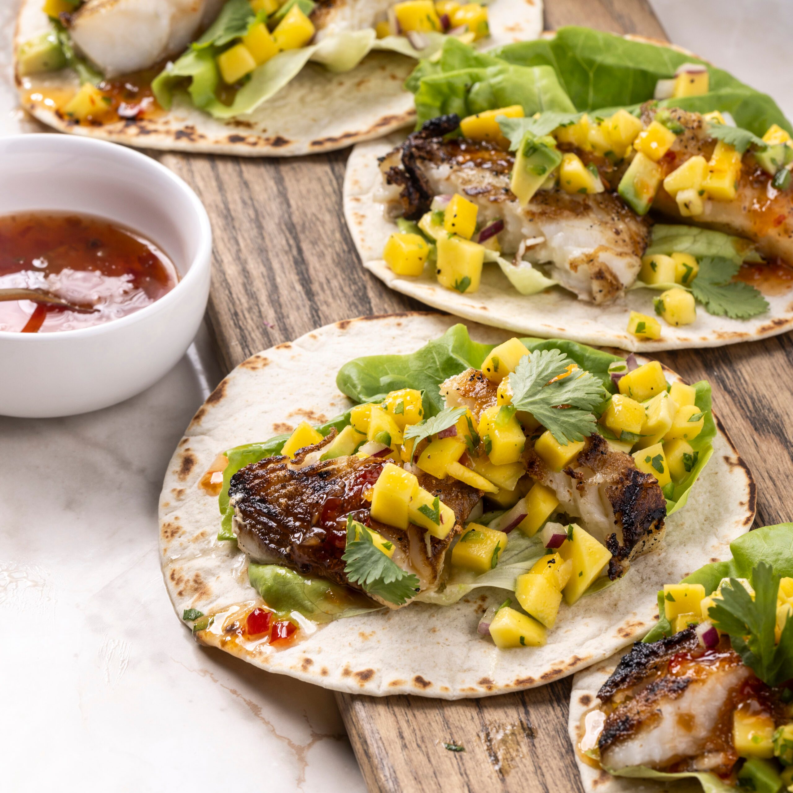 Taste of Home Halibut Fish Tacos (48539)