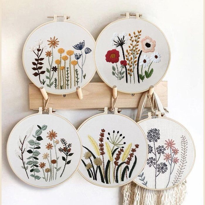 Embroidery Kit Ecomm Via Thecherryblossomus  Etsy.com 