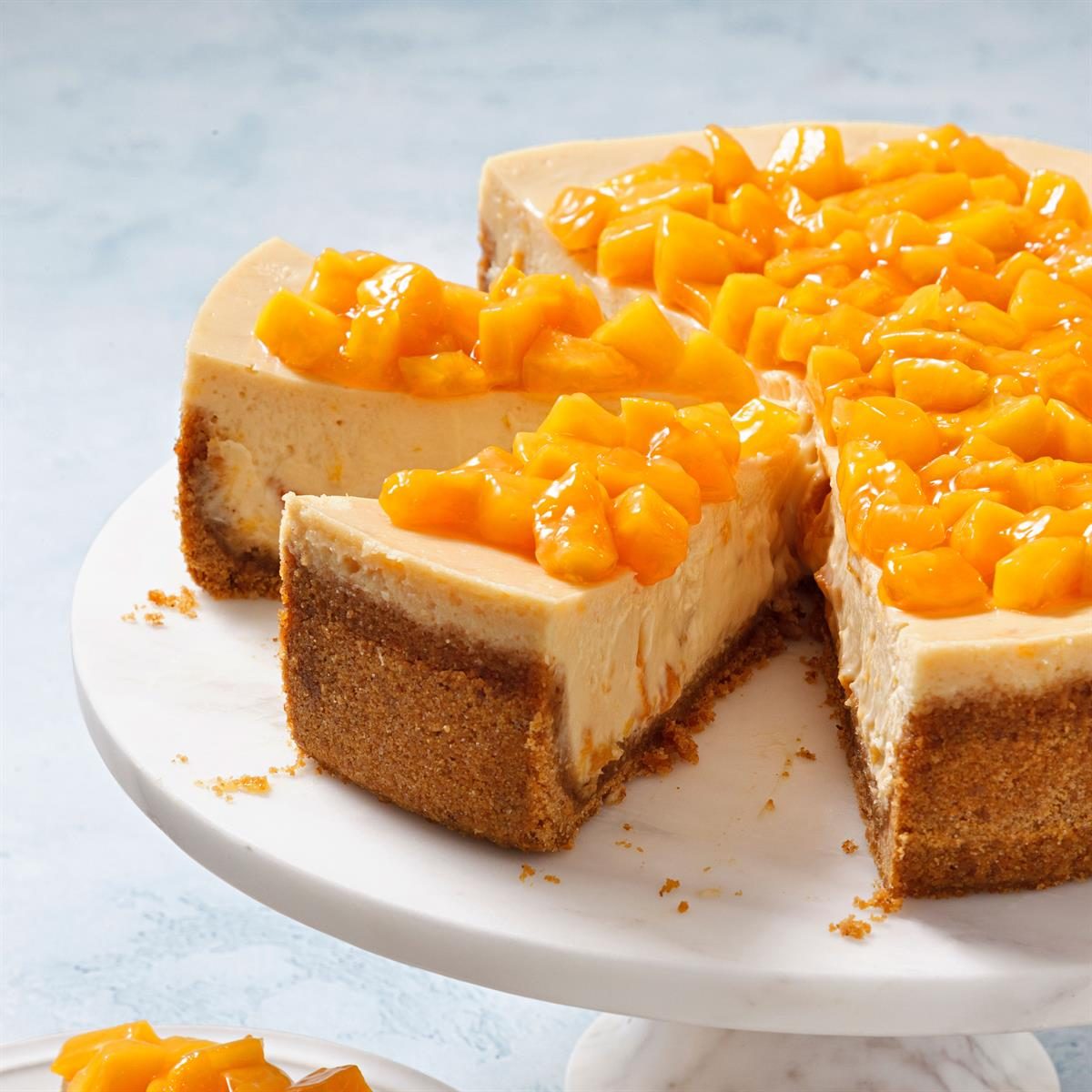 Peach Cheesecake