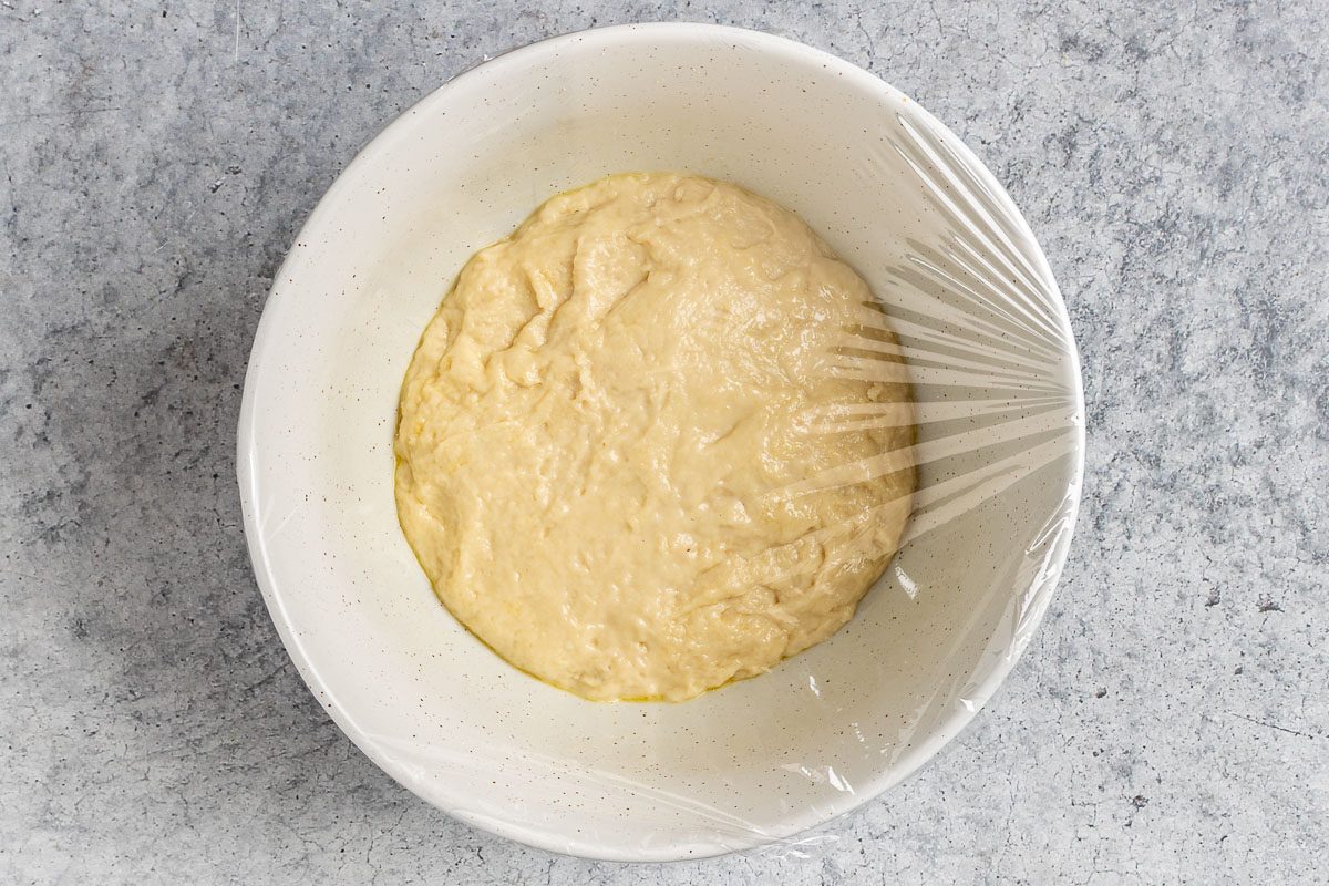 Taste of Home German Kuchen Recipe photo of forming the dough.