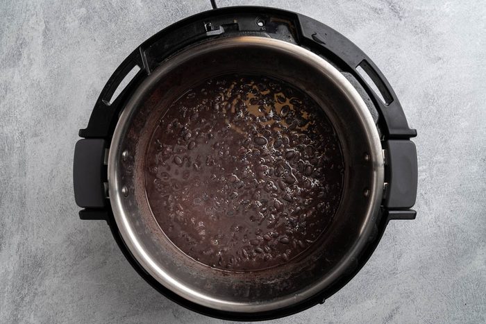 Taste of Home Instant Pot Black Beans recipe photo of the finished beans with the other ingredients added.