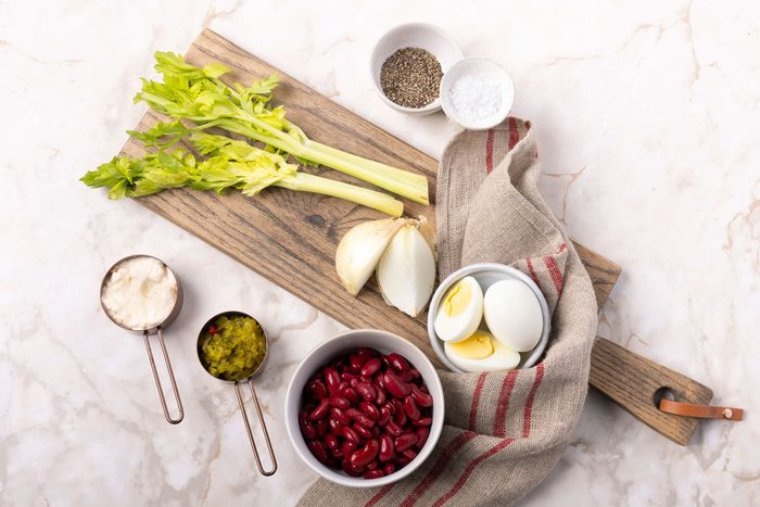 Ingredient shot of Taste of Home Kidney Bean Salad