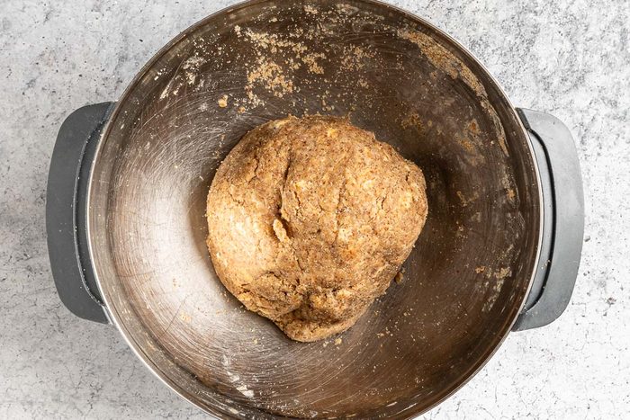 Taste of Home Linzer Torte photo of forming the dough.