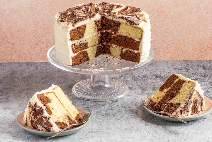 Taste of Home Marble Cake photo of the finished recipe.