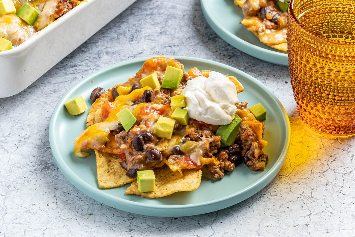 Taste of Home Nacho Casserole photo of the finished recipe.