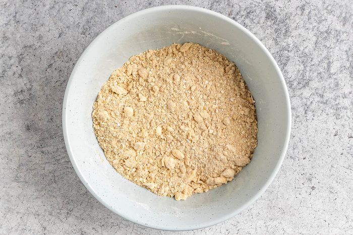 Taste of Home Oatmeal Raisin Bars photo of making the crumble mixture.