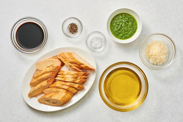 Ingredients for Pesto Dip for Bread