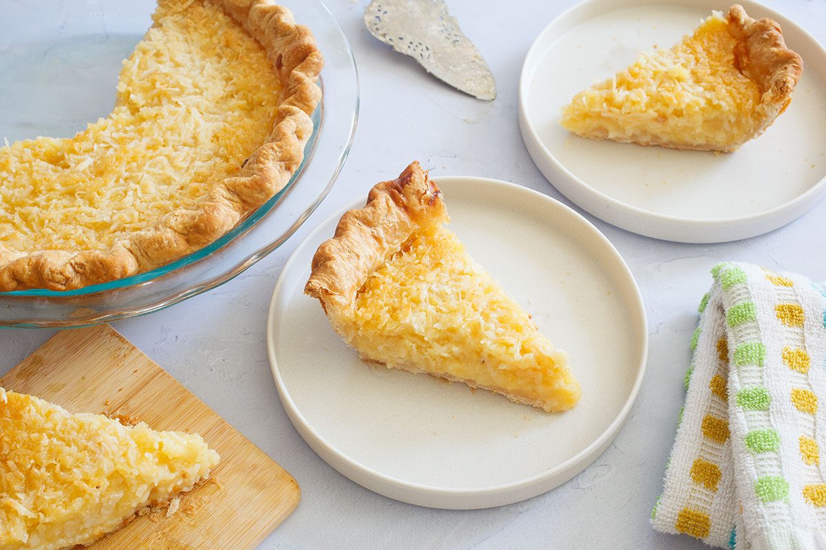 Pineapple Coconut Pie