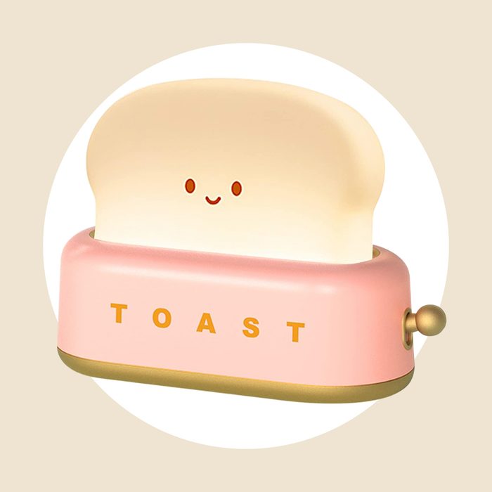 Qanyi Cute Desk Decor Toaster Lamp