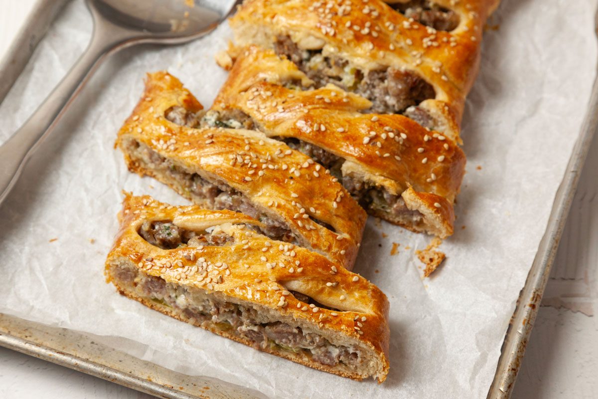 Taste of Home Sausage Braid