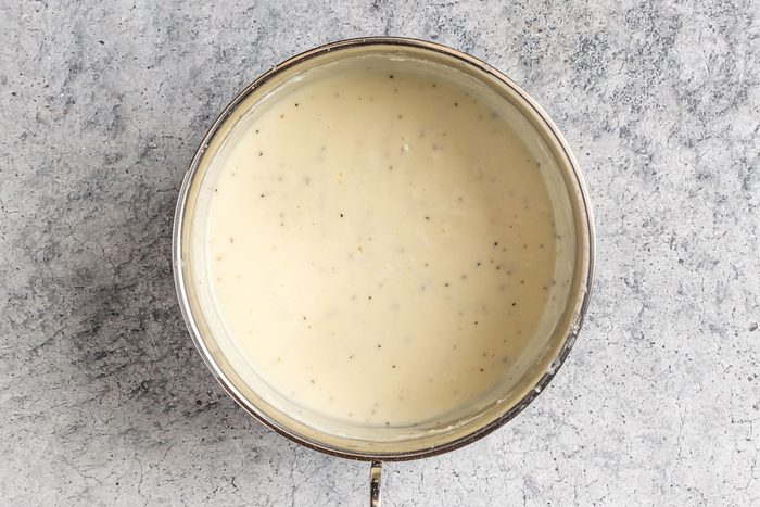 Taste of Home Savory Crepes photo of the sauce.