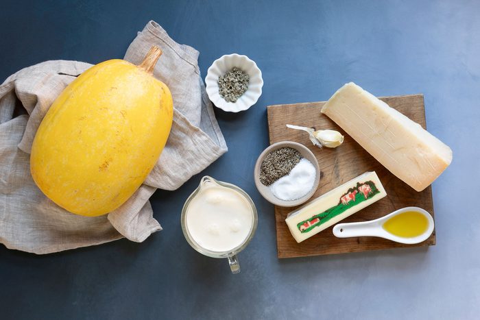Spaghetti Squash Alfredo Ingredients