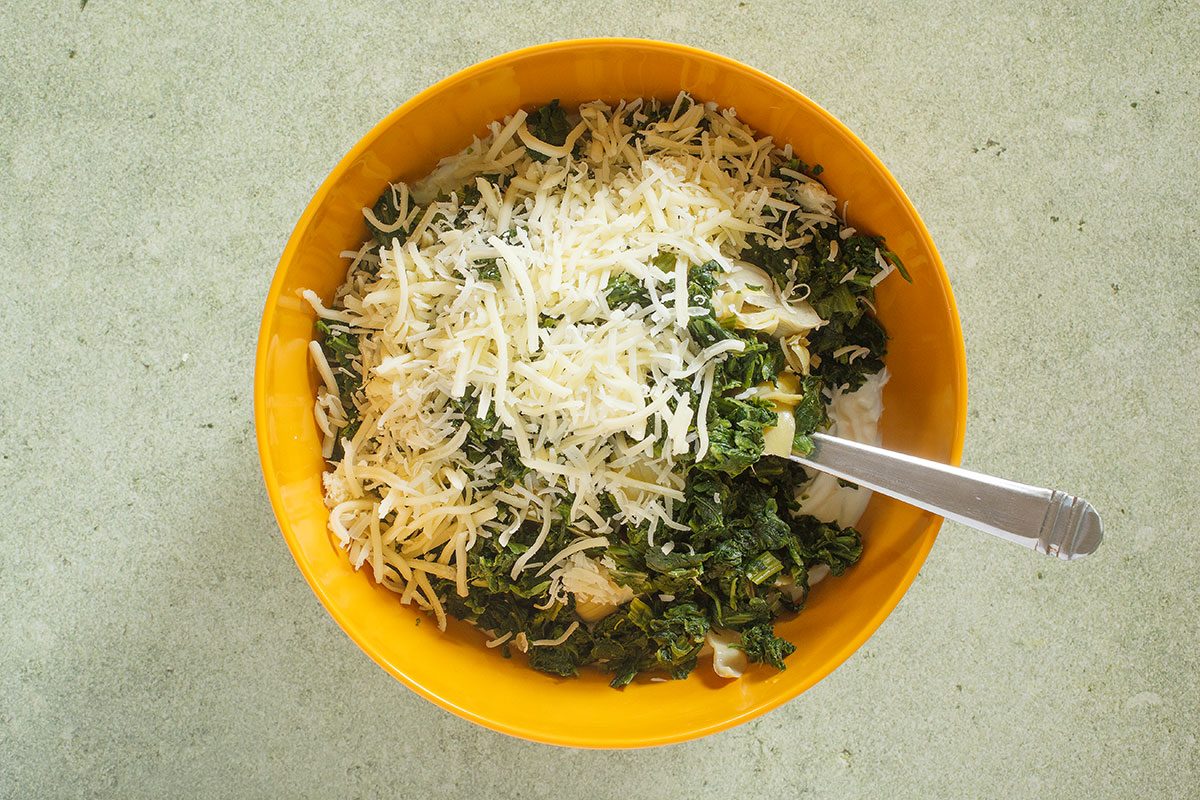 Spinach Stuffed Muschrooms