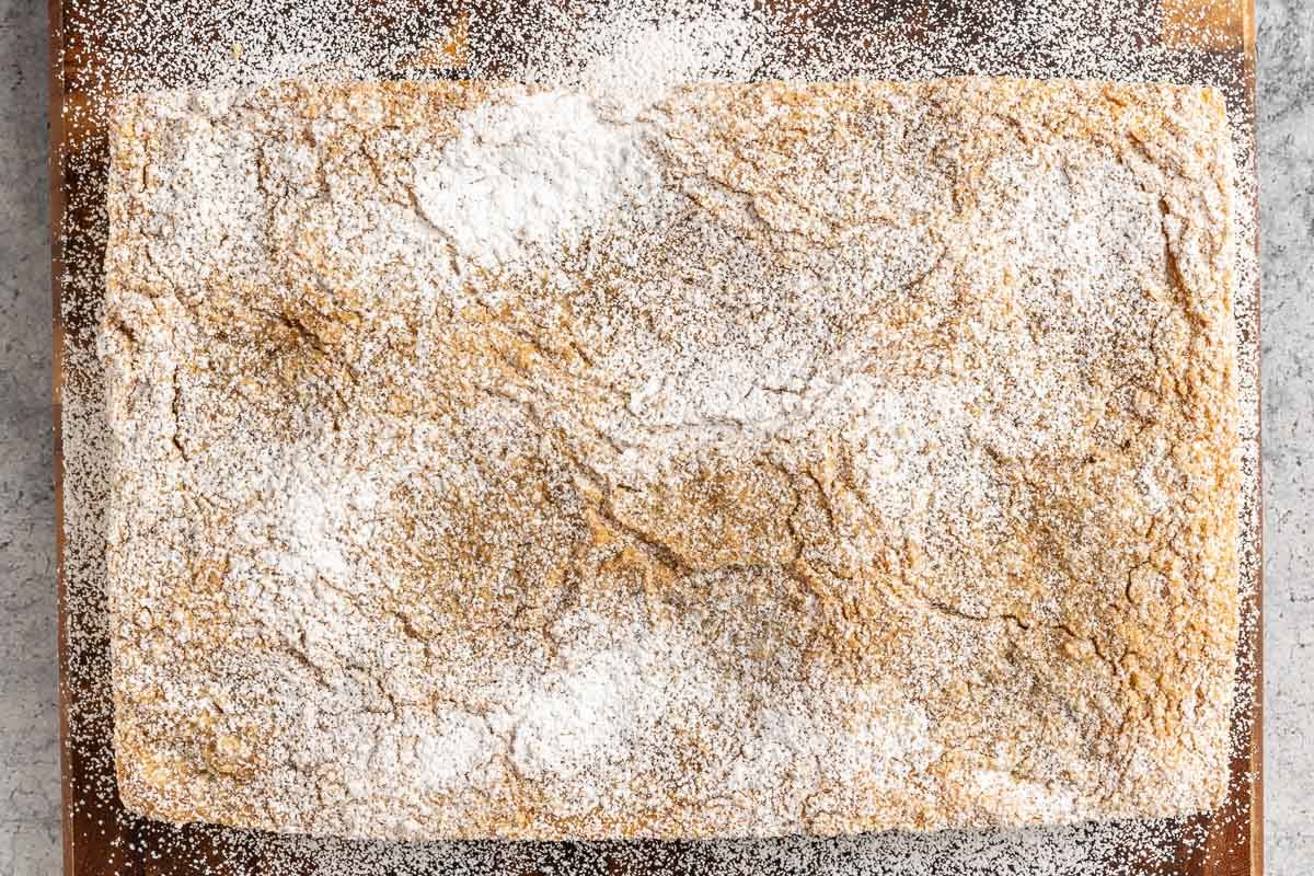 Taste of Home Swedish Flop Cake photo of the assembled cake.