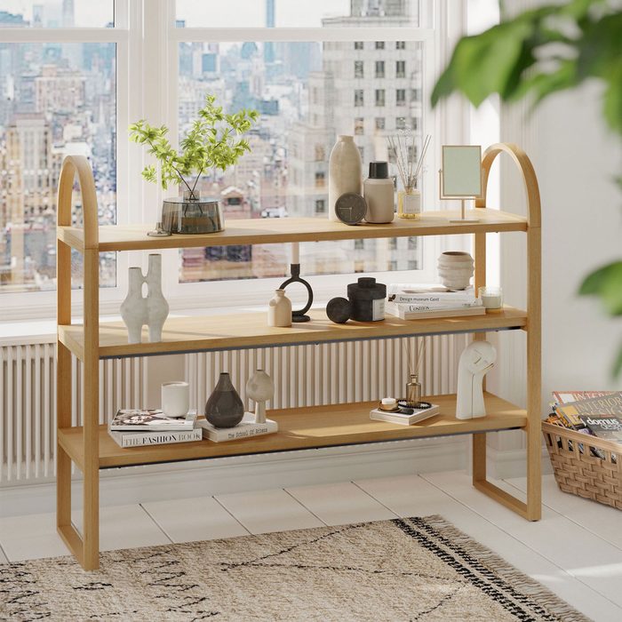 Beautiful 3 Shelf Open Bookcase By Drew Barrymore