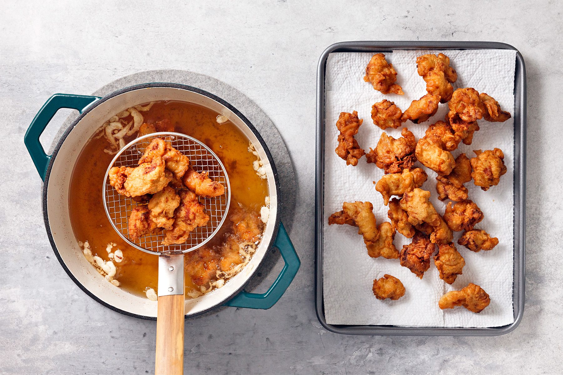 Cook, turning occasionally until the chicken is deeply golden brown on all sides and cooked through,