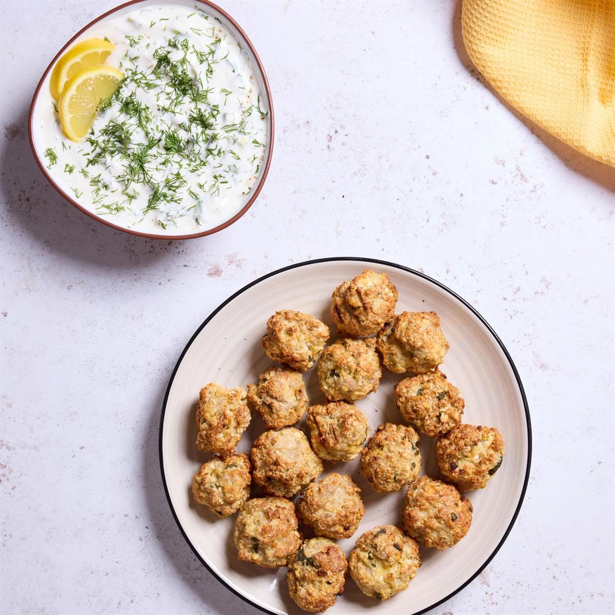 Greek Chicken Meatballs