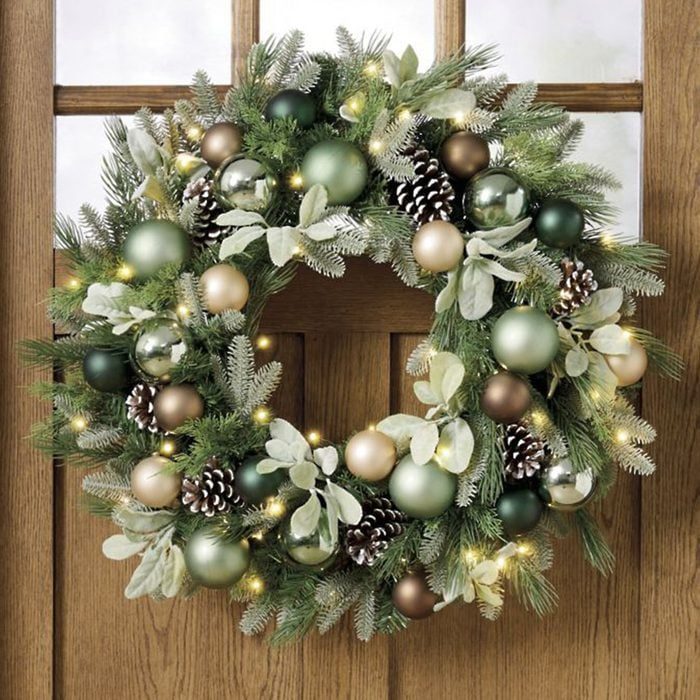 Holiday Wreath Ecomm Via Grandinroad.com 