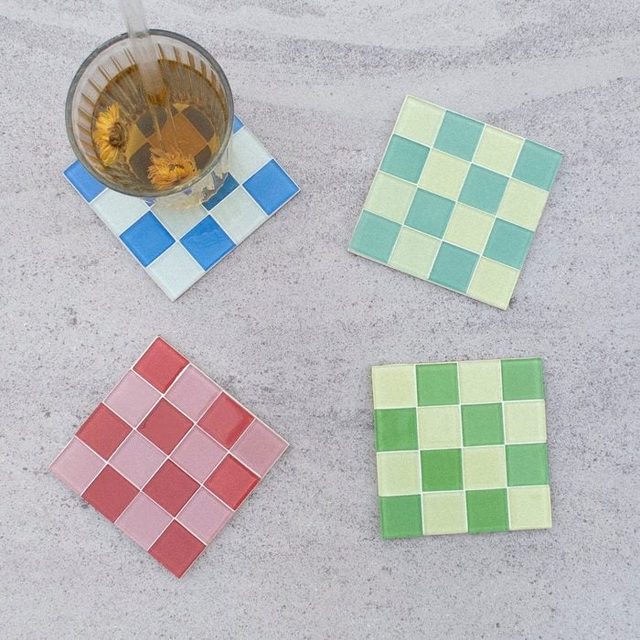 Glass Tile Coasters Handmade Ecomm Via Etsy.com  E1648839106527
