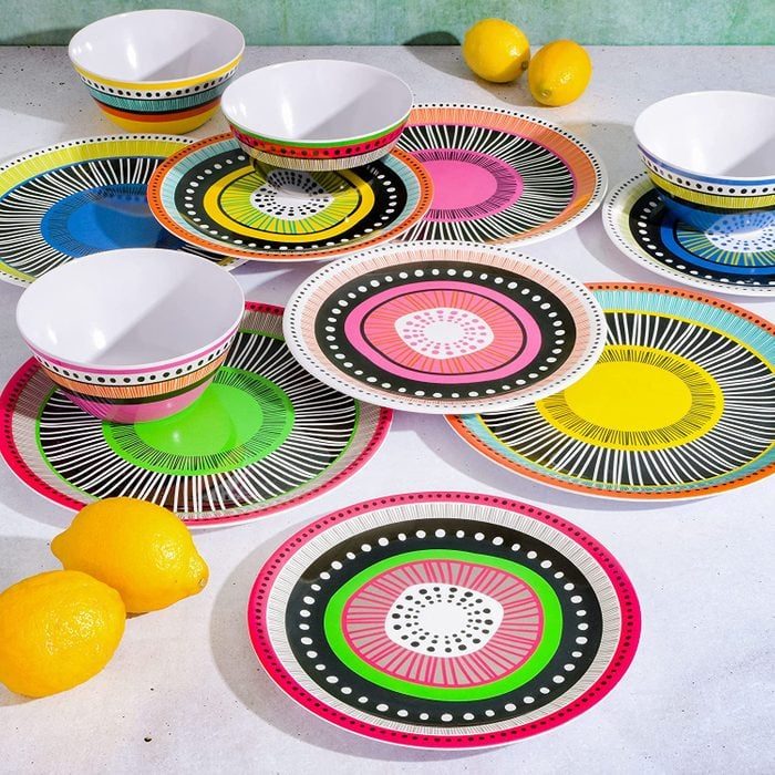 Melamine Dinnerware Set Ecomm Via Amazon