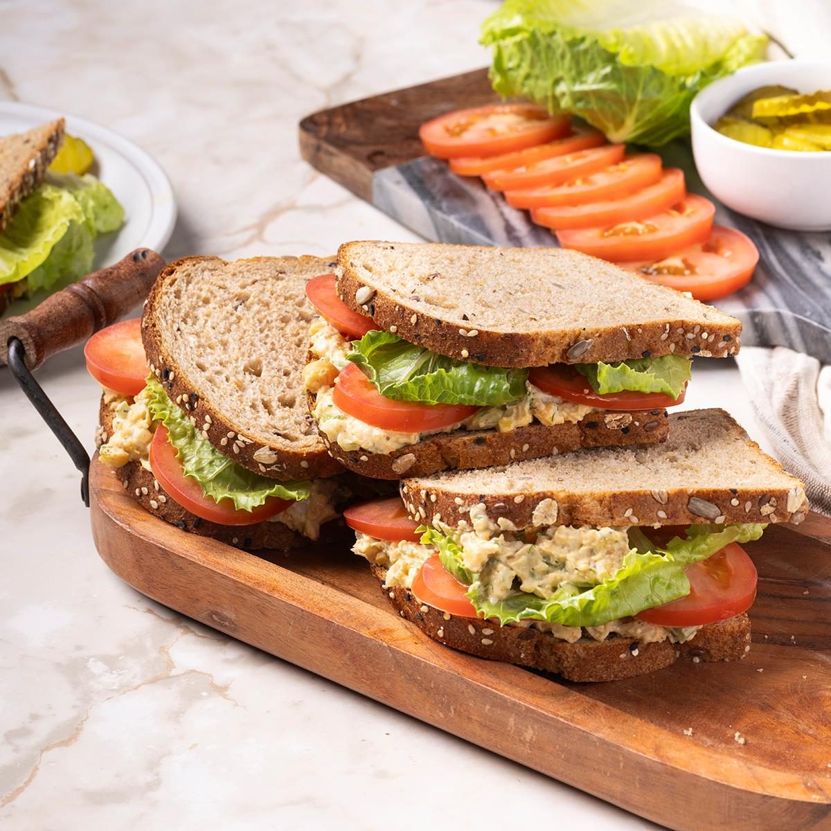 Chickpea Salad Sandwiches Exps Tohd24 190103 Jenacarlin 8