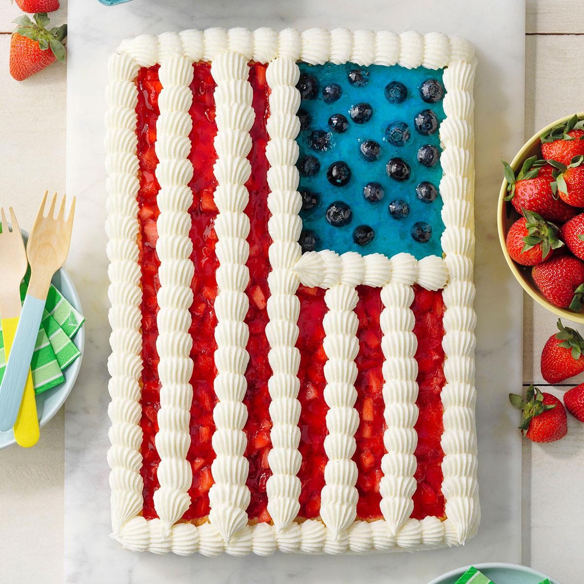Flag Cake