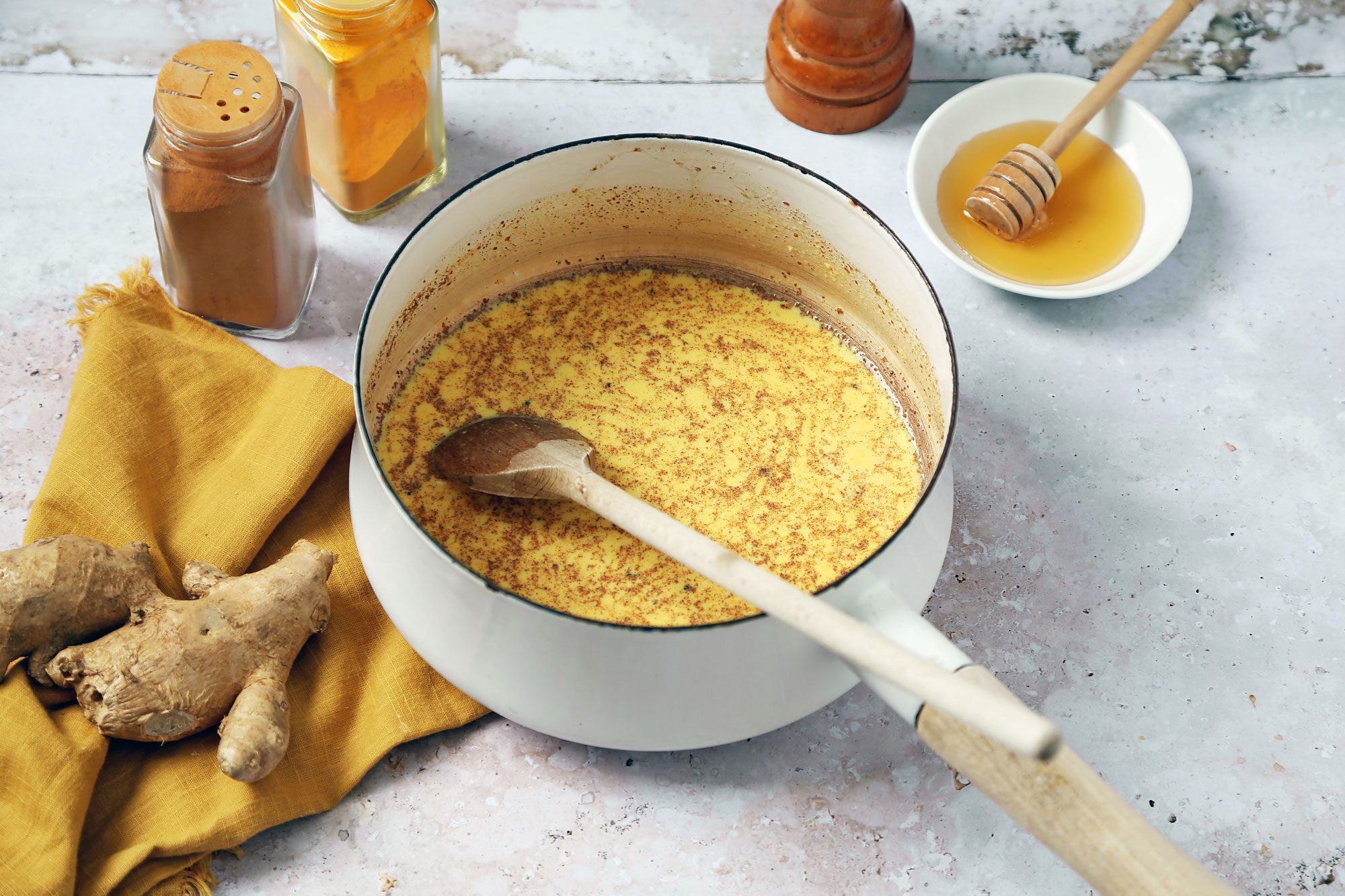 Combine all ingredients in a small saucepan