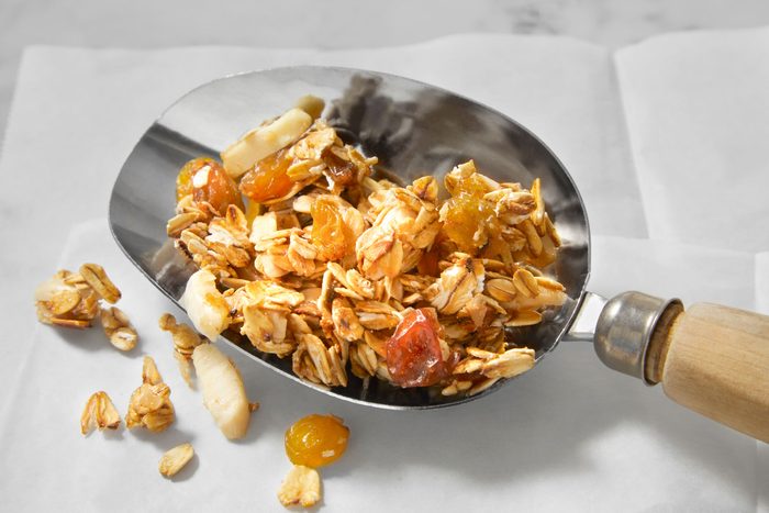 Close-up shot of Quick Stovetop Granola