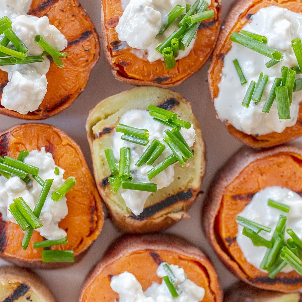 Grilled Sweet Potatoes