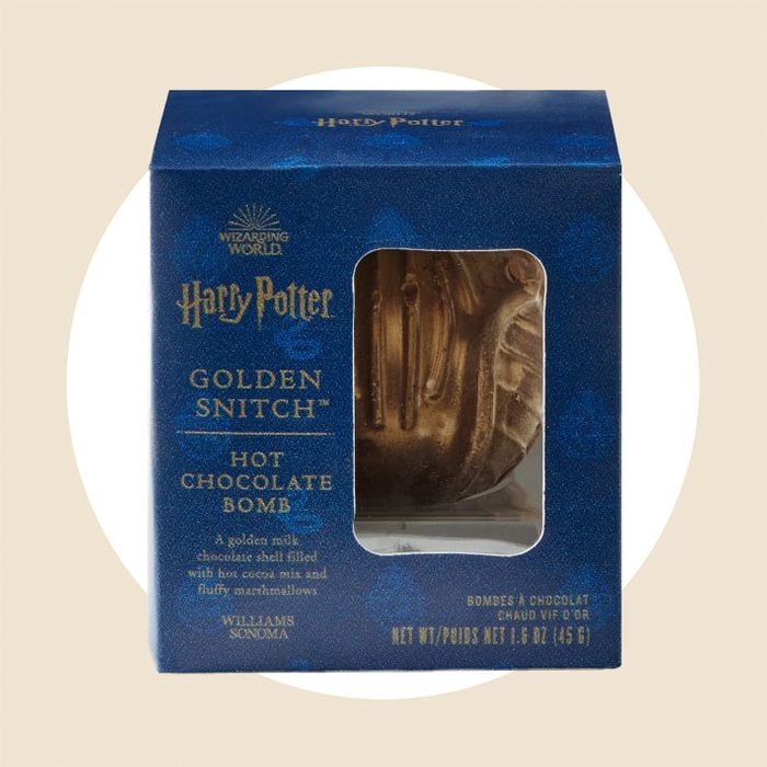 Harry Potter Snitch Hot Chocolate Bomb Via Williams Sonoma.com 