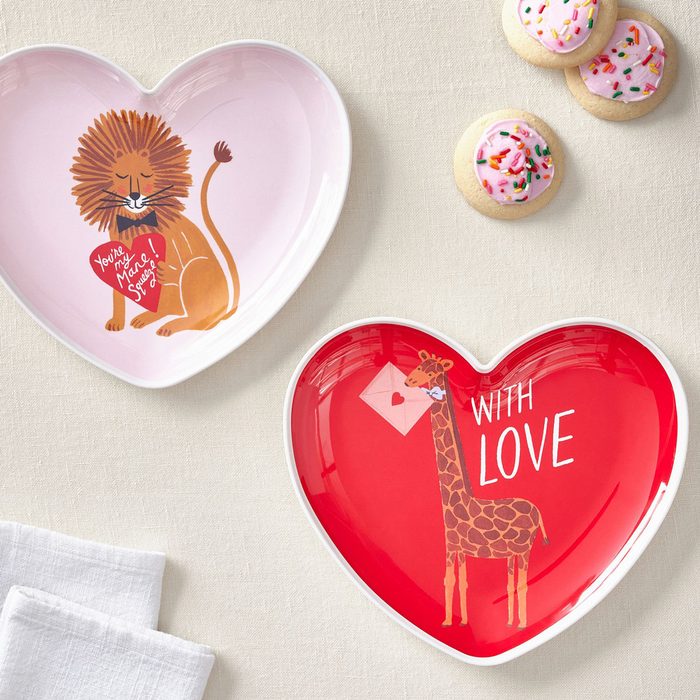 Rifle Paper Co. Valentine's Heart Shaped Plate Ecomm Via Potterybarnkids.com