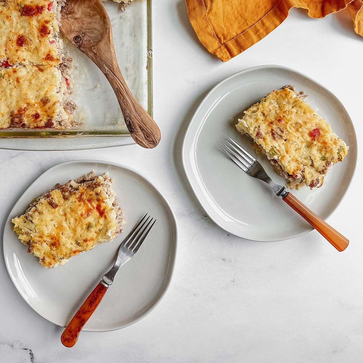 Sausage Hashbrown Breakfast Casserole Exps Tohd24 16928 Sherisilver 2