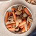 Savory Roasted Carrots with Mushrooms